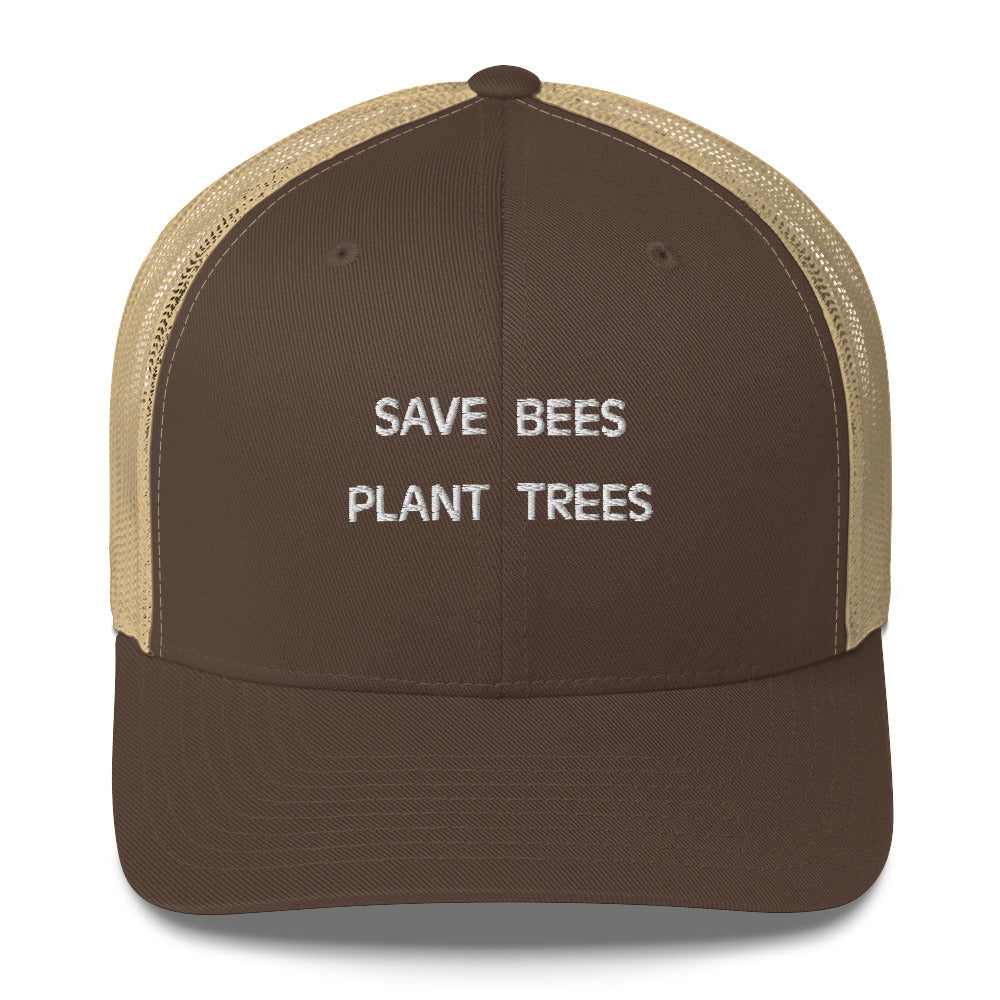 Save Bees Plant Trees Trucker Hat