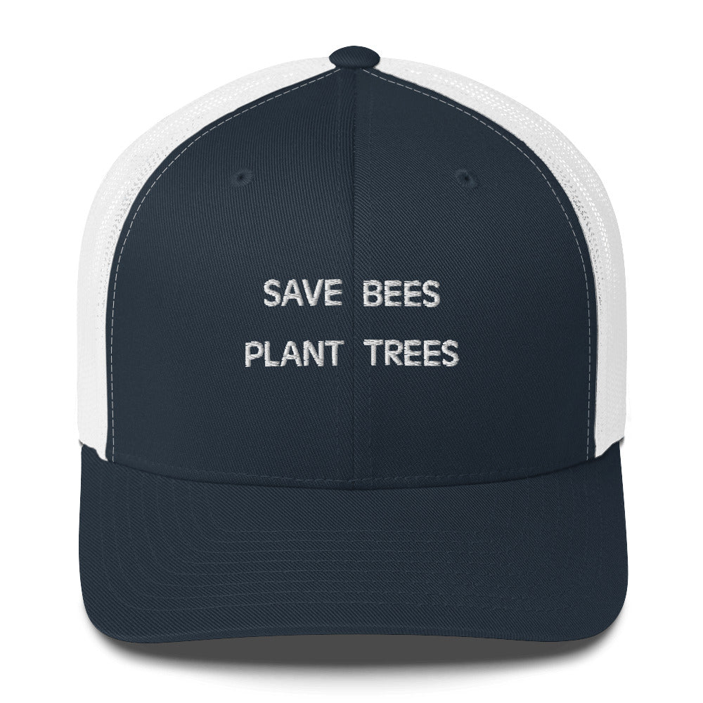 Save Bees Plant Trees Trucker Hat