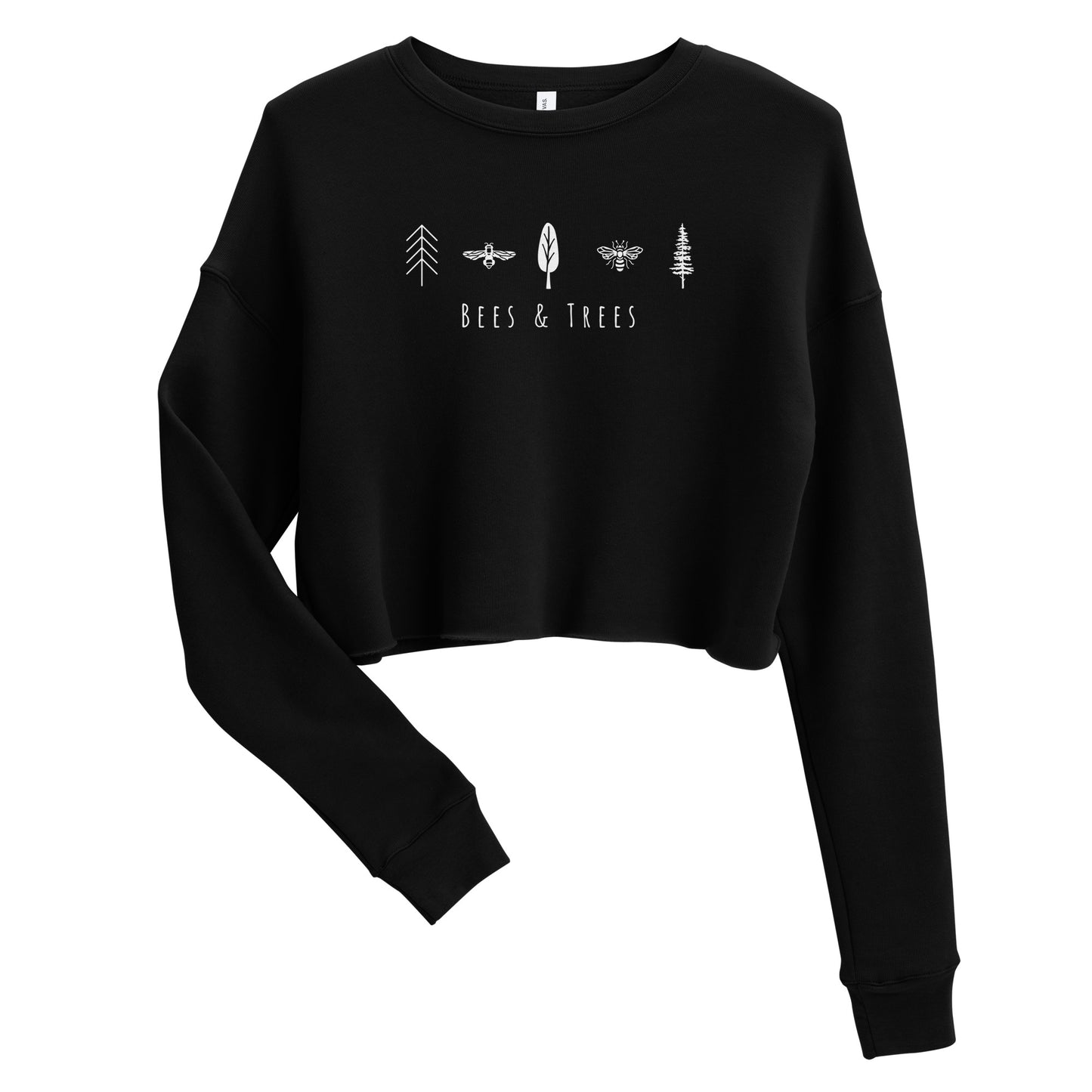 Bees and Trees Crop Sweatshirt