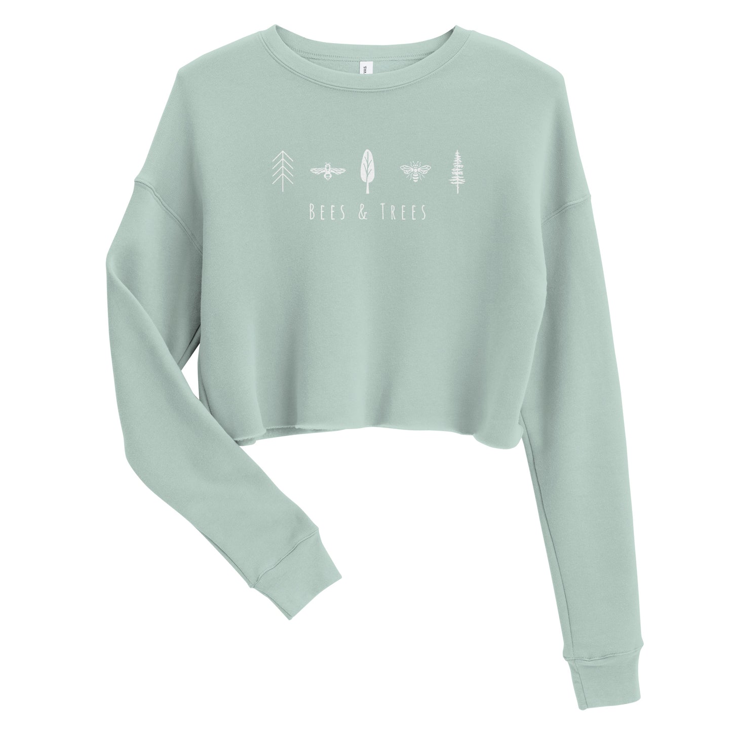 Bees and Trees Crop Sweatshirt