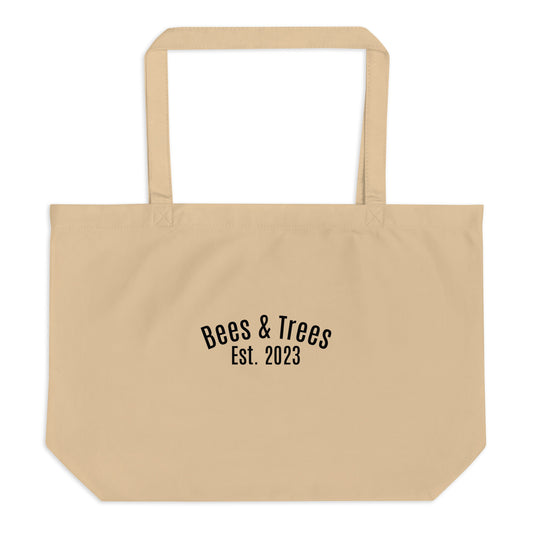 Large organic tote bag